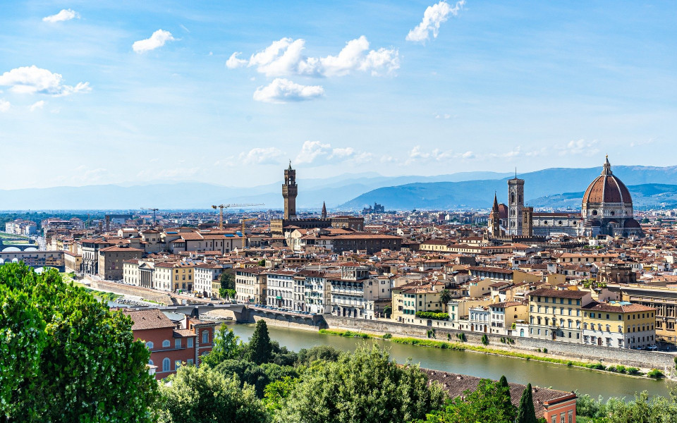 Ausblick auf die Stadt Florenz